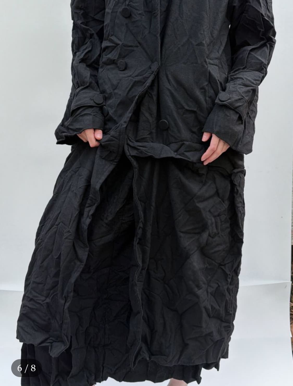 새상품) Paper wool mid layer coat (eont’s) 상품이미지2