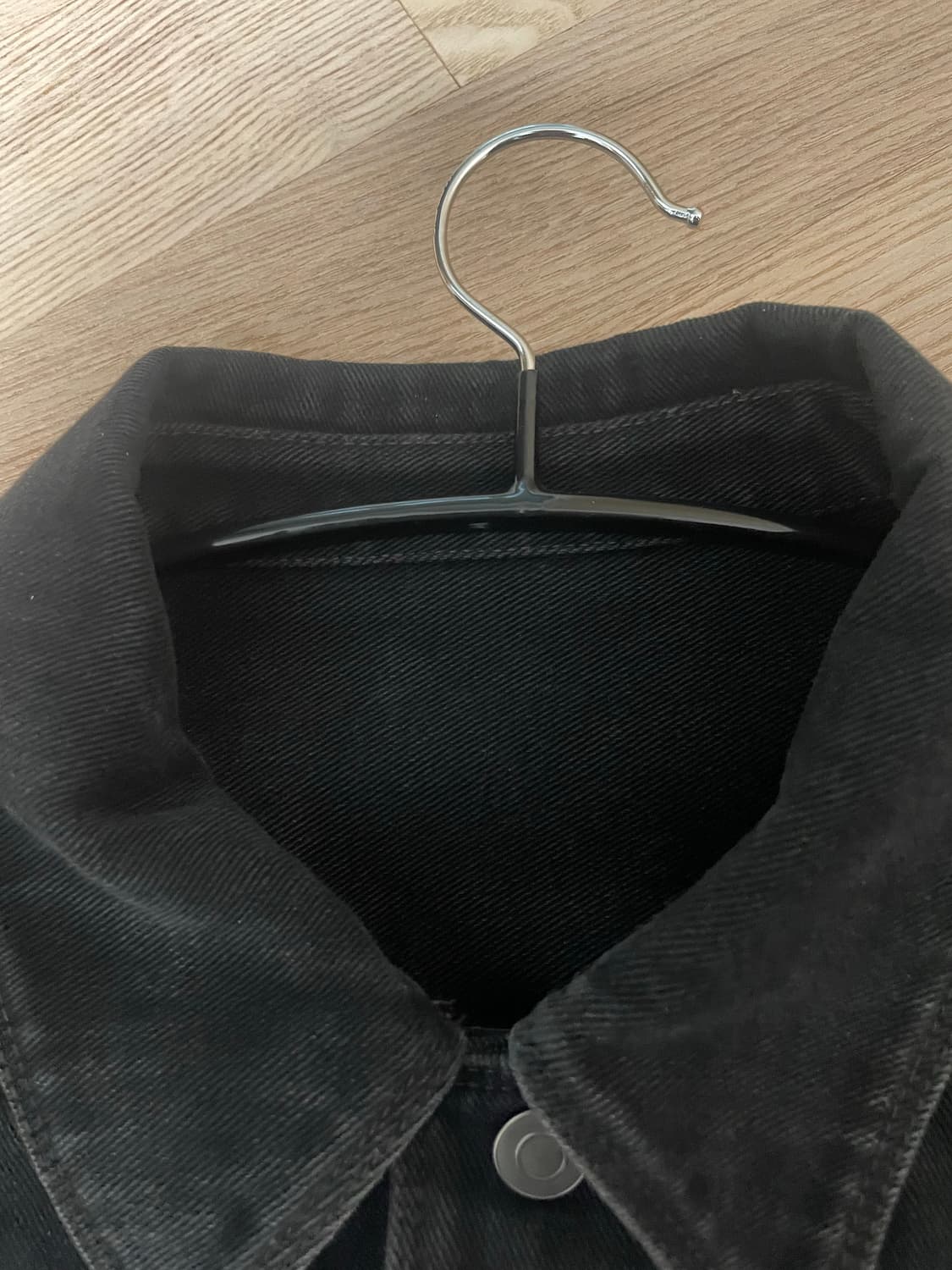 coor 쿠어 블랙 데님자켓 S 상품이미지3