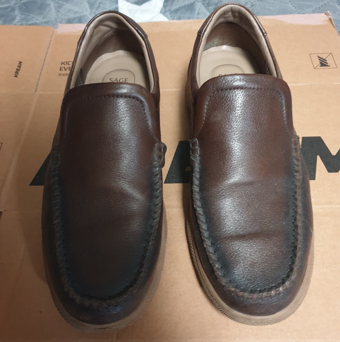 SODA SAGE 초경량 슬립온 보트슈즈 브라운 (260) 상품이미지3