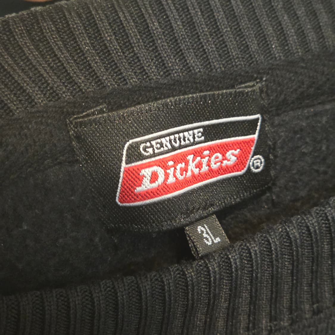 JPN 디키즈 후면 자수 오버핏 블랙 맨투맨 상품이미지8