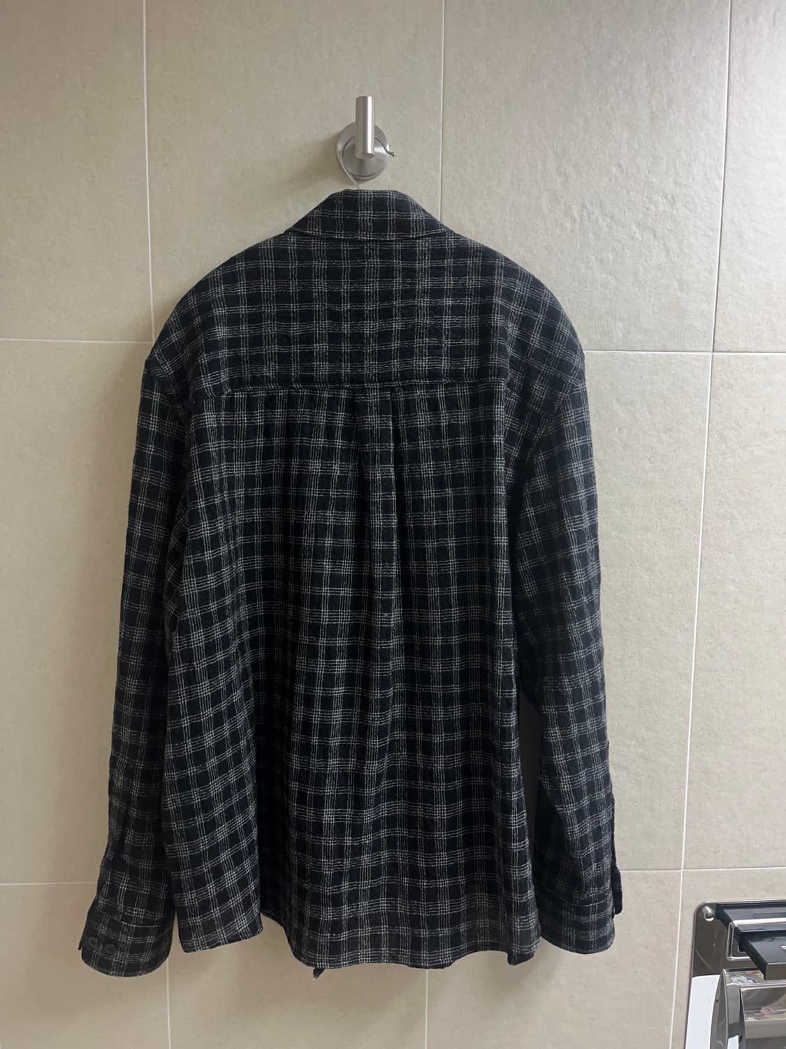 [M] 토니웩 울 체크셔츠 판매 상품이미지2