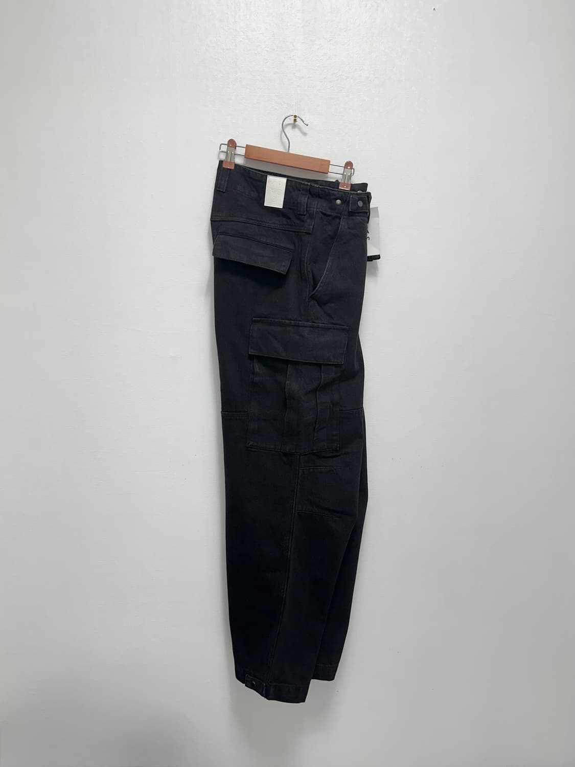 space 빈티지 블랙 워싱 카고팬츠 상품이미지7