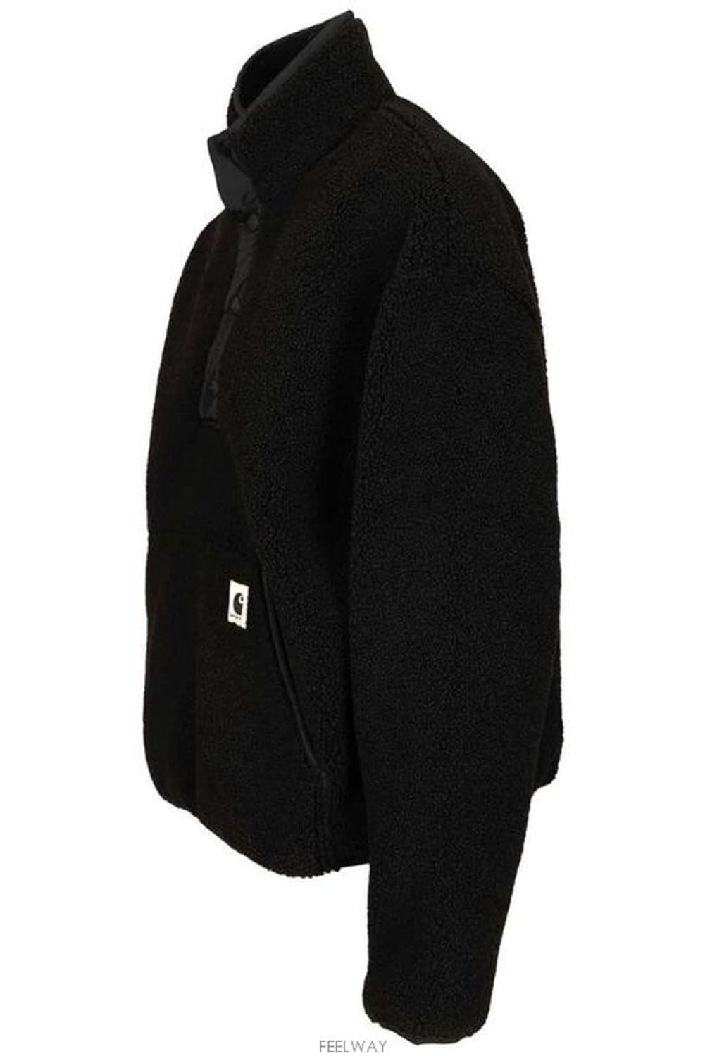 칼하트 wip 엘리엇 하이넥 라이너 후리스 플리스 풀오버 블랙 상품이미지5