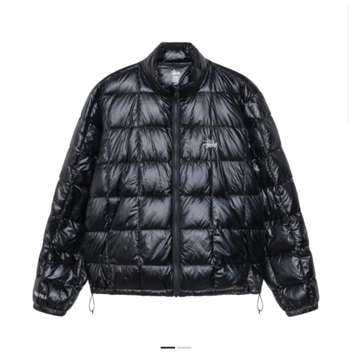 스투시 미드웨이트 푸퍼 블랙 경량패딩 상품이미지1