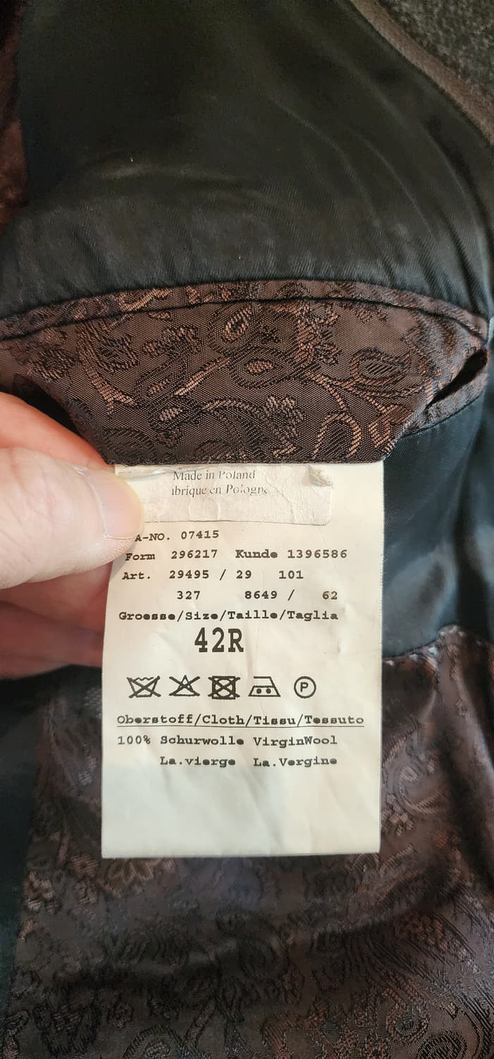 브라운 모직 트위드자켓 XL 상품이미지8