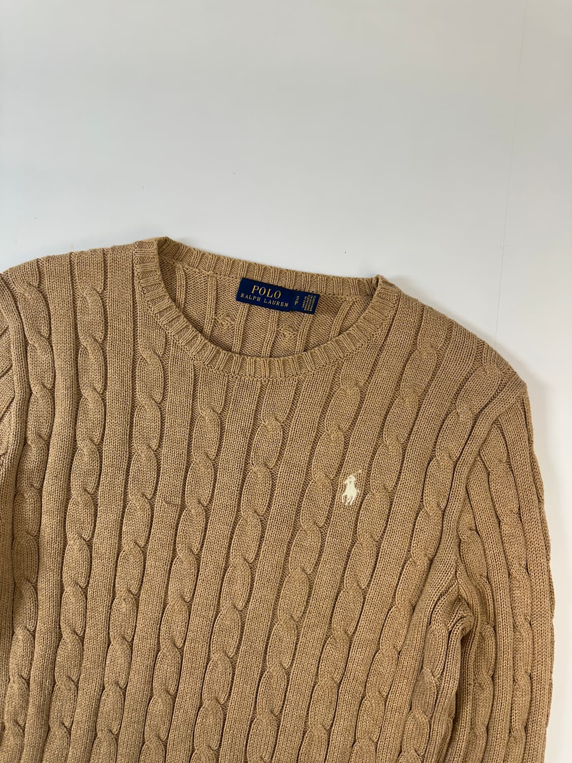 폴로랄프로렌 케이블 니트 브라운 상품이미지2