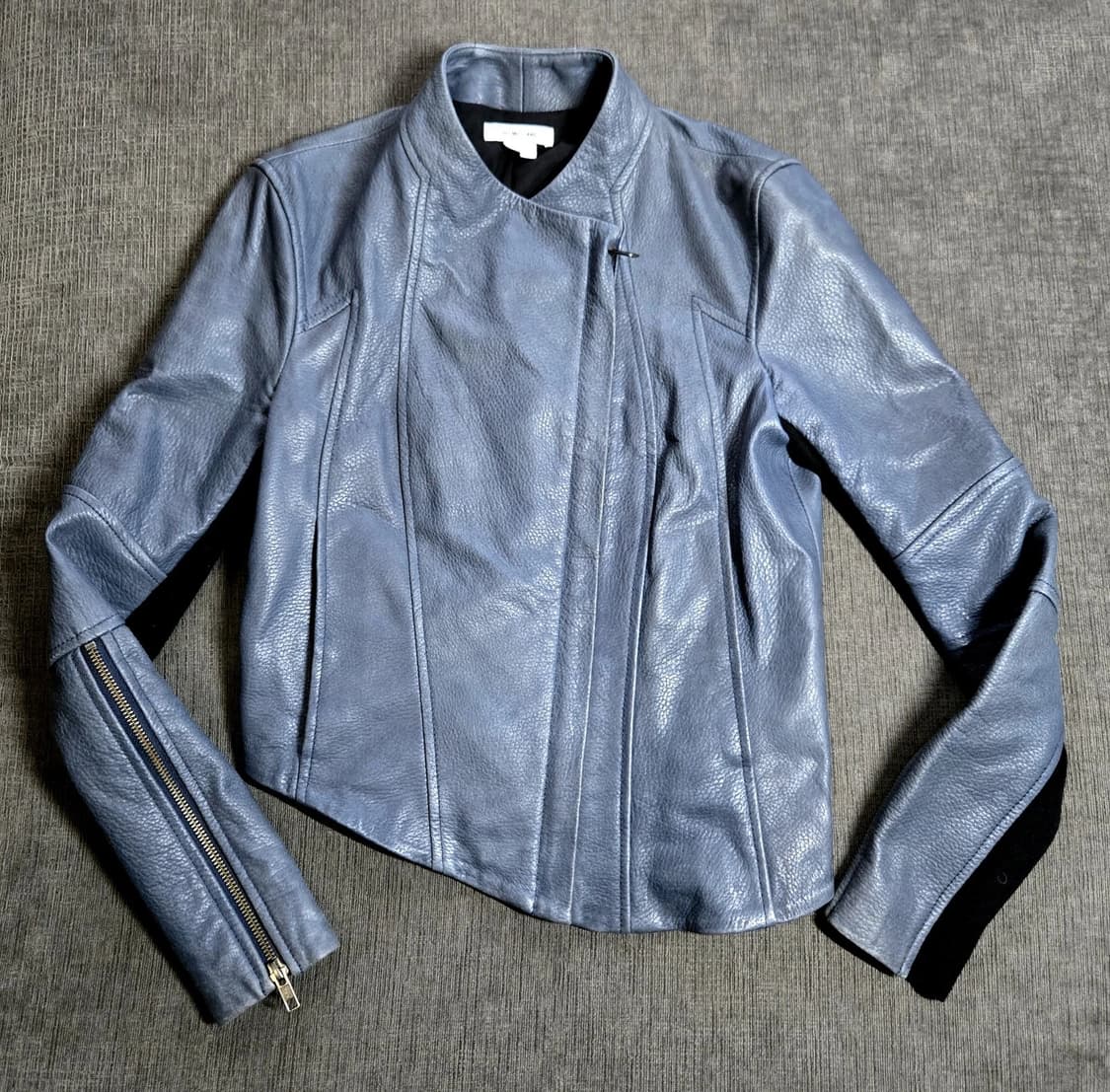  헬무트 랭 램스킨 레더 바이커 재킷 상품이미지1