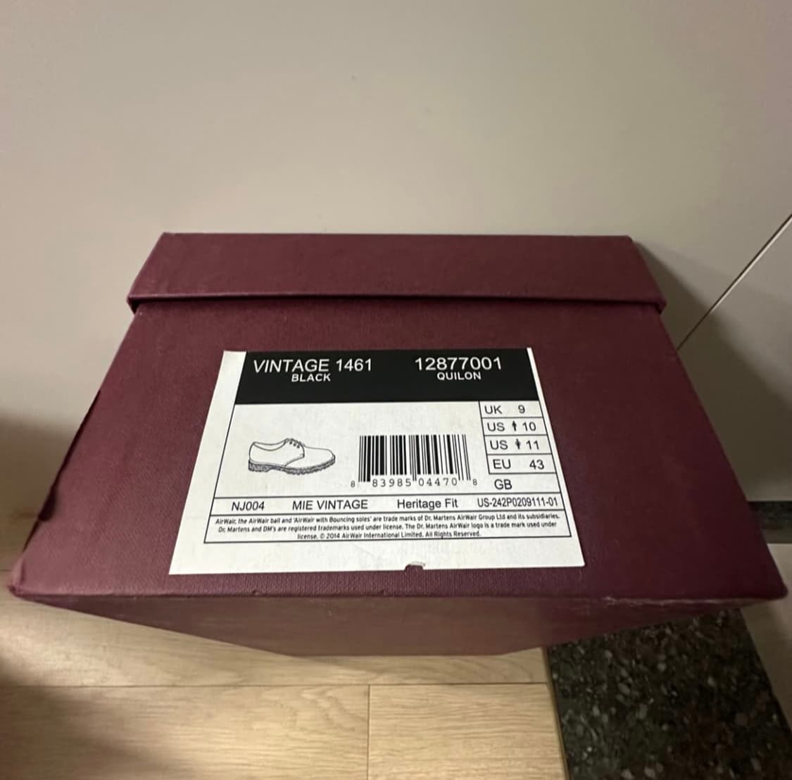닥터마틴 MIE vintage 1461 (UK9, US10) 상품이미지5