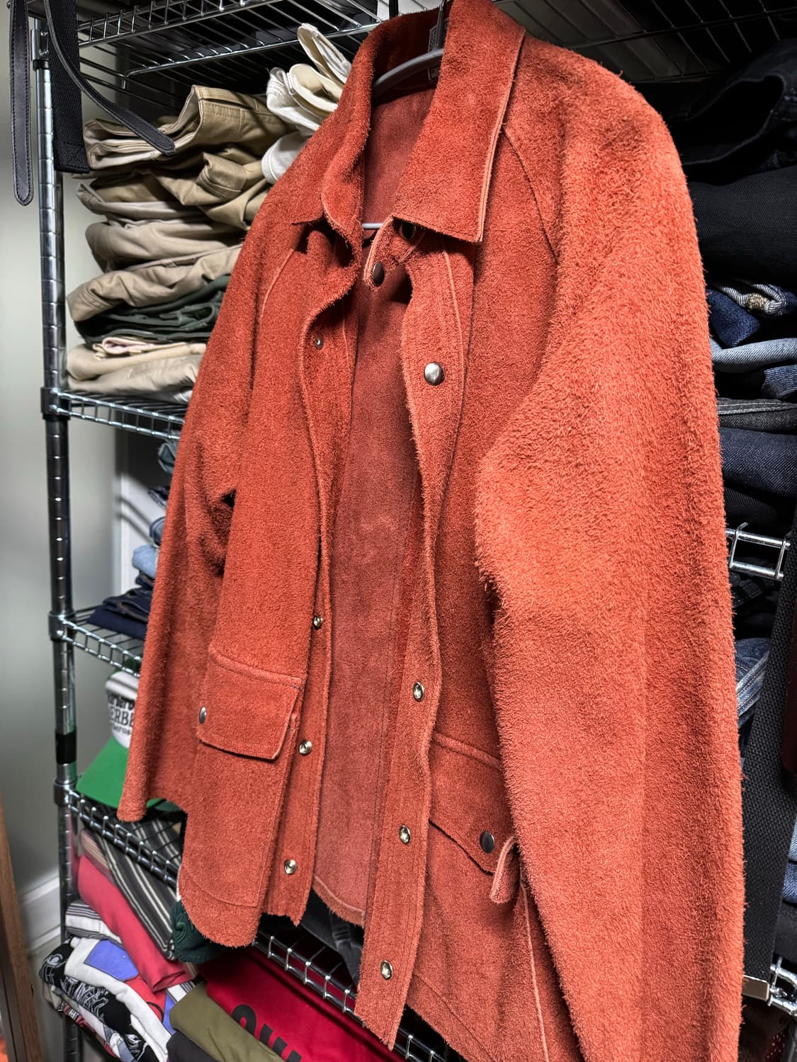 (38) 리얼 맥코이 8HU 레더 웰더 자켓 레드 상품이미지2