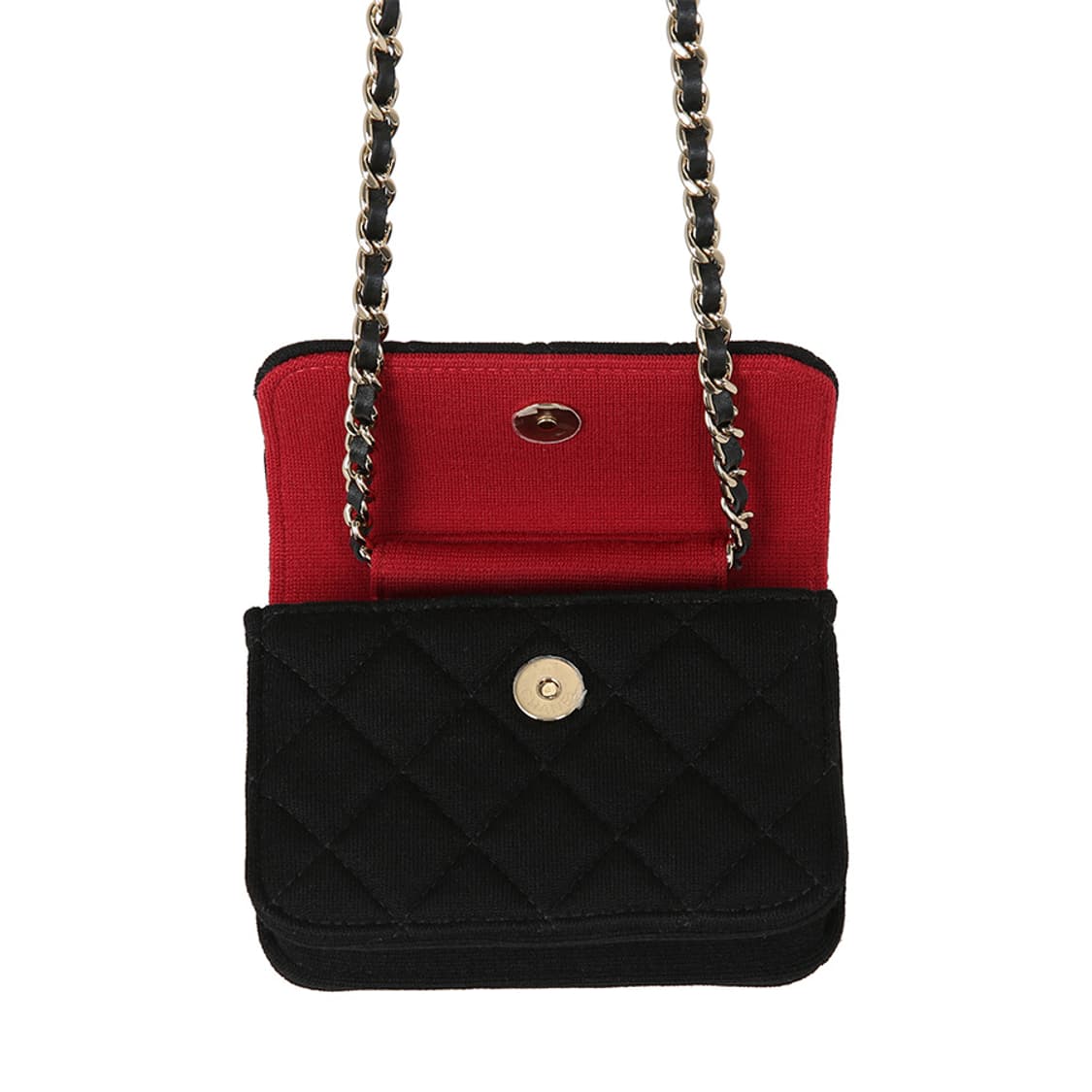 샤넬 VIP 사은품 미니크로스 울 저지 블랙 체인백 CD0104 상품이미지9