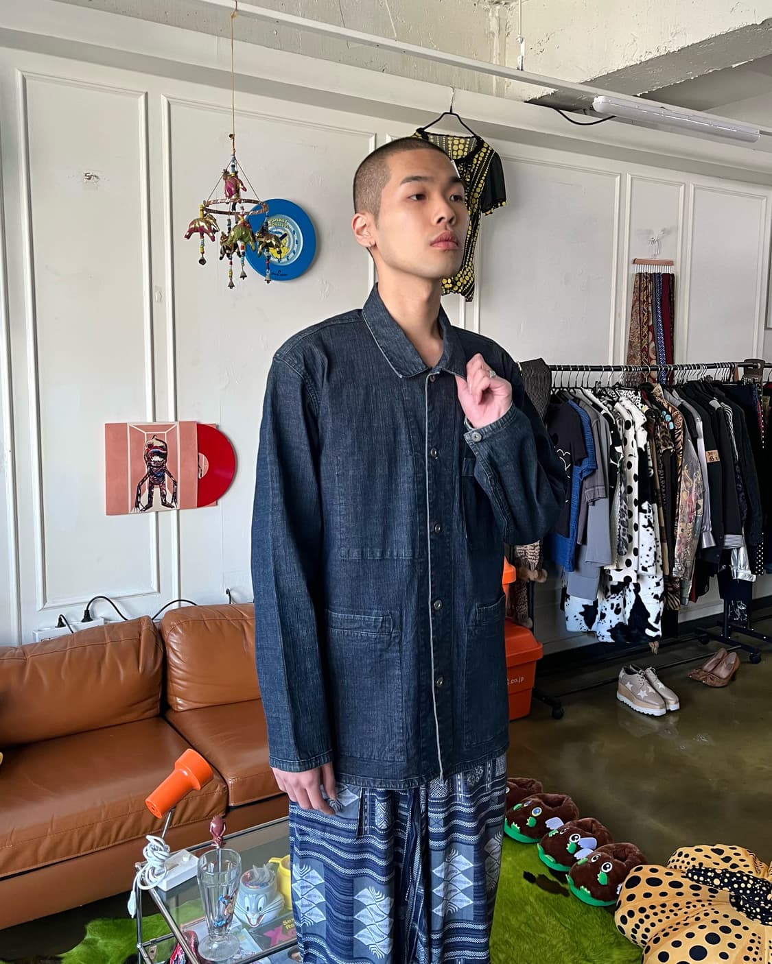 90-00s KANSAI YAMAMOTO Denim Field JK 상품이미지2