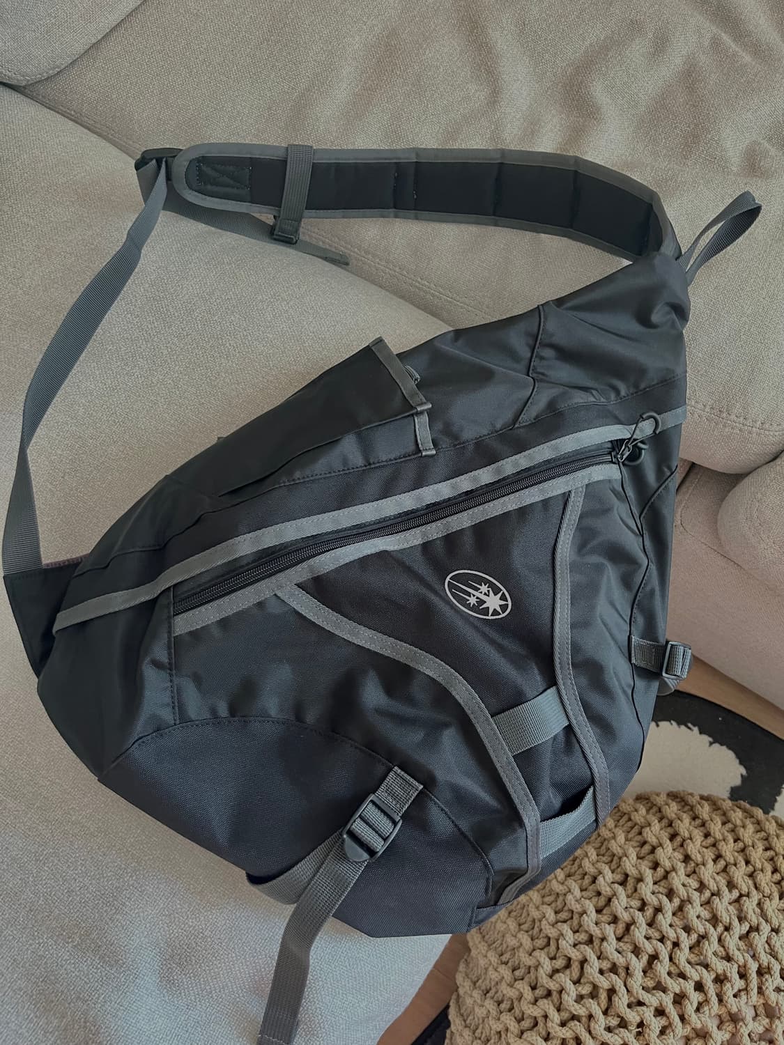 나이스고스트클럽 NGC 슬링백 주우재가방 크로스백 블랙 상품이미지5