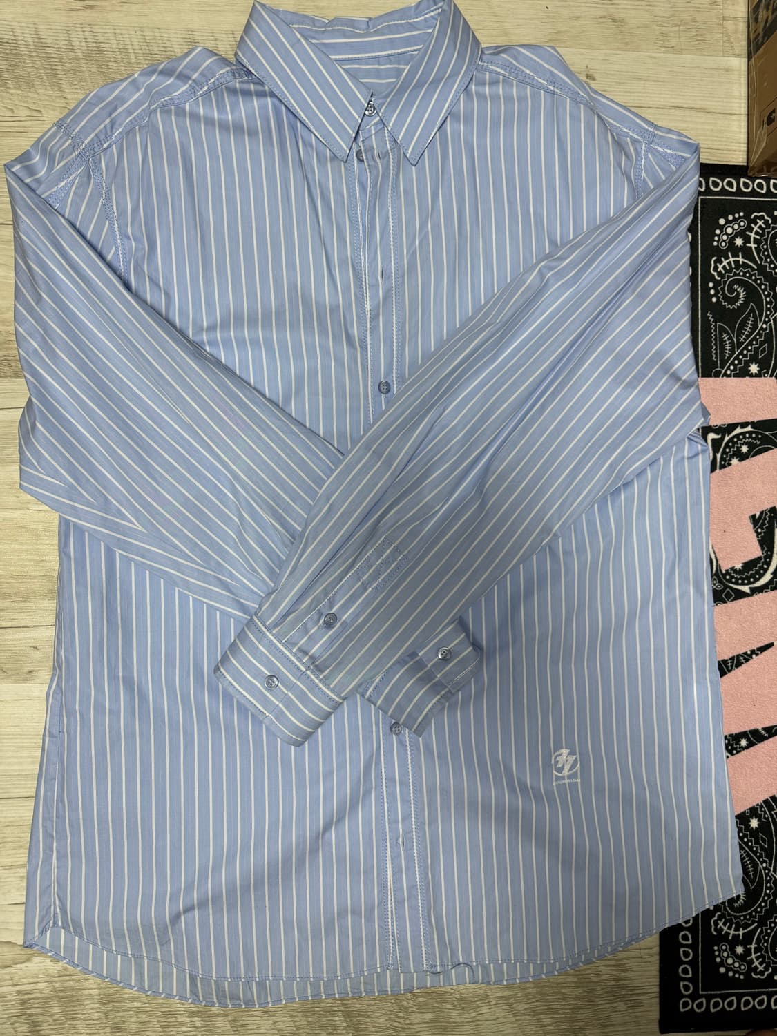 [L] 자라 X 아더에러 스트라이프 포폴린 셔츠 상품이미지3