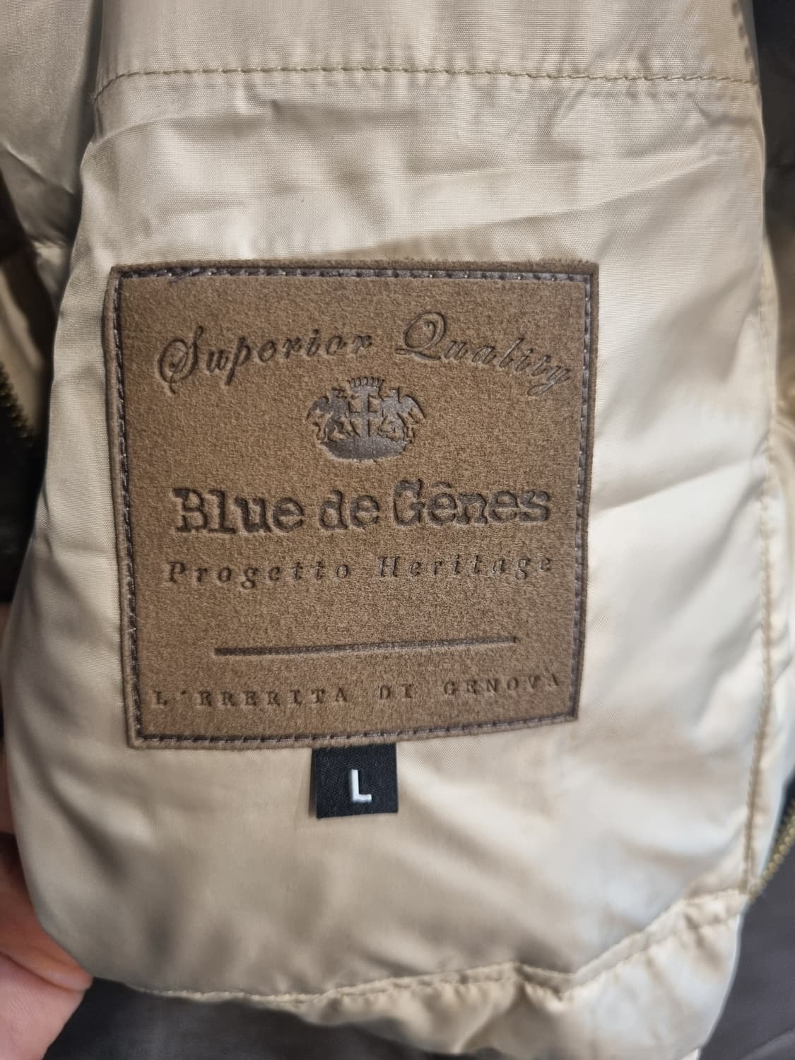 Blue de Genes 무스탕 코트 L 상품이미지5