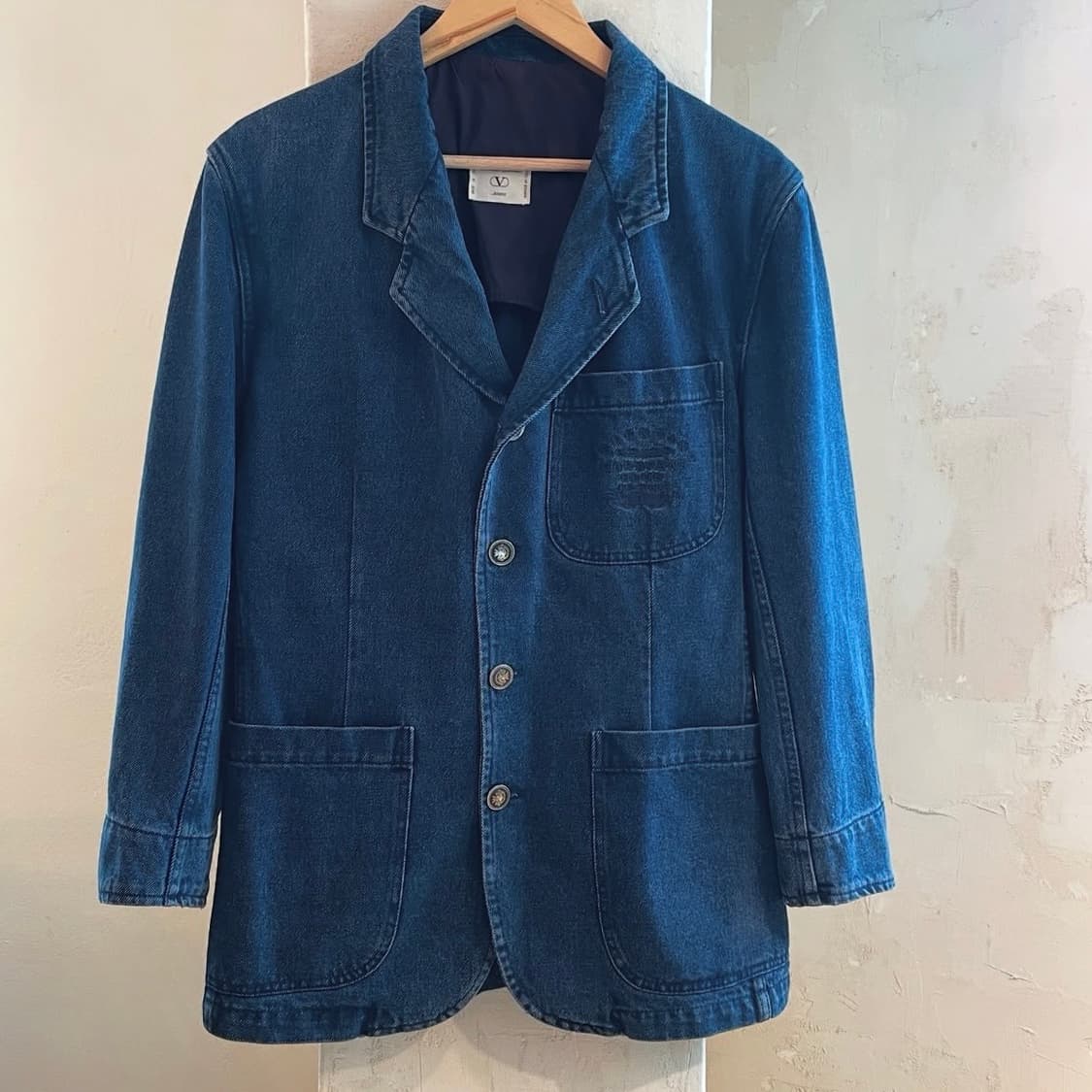90‘s 발렌티노 가르바니 데님 블레이저 상품이미지2