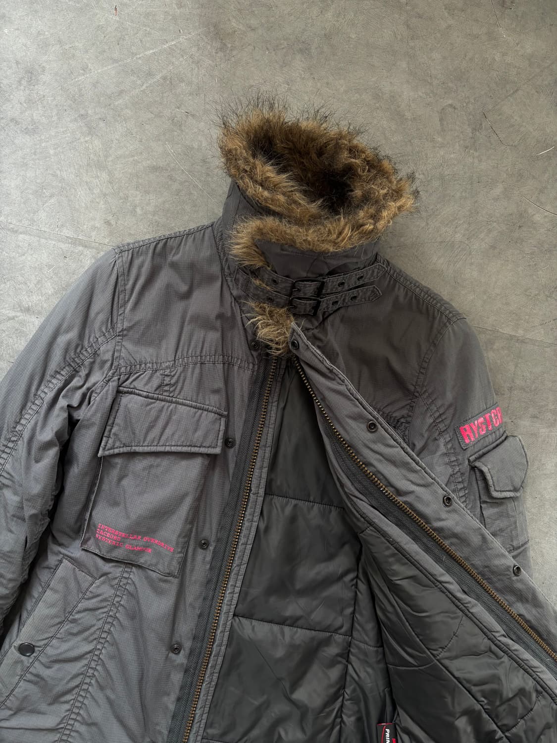 Hysteric Glamour 히스테릭글래머 프리마로프트퍼 트리밍 밀리터 상품이미지5