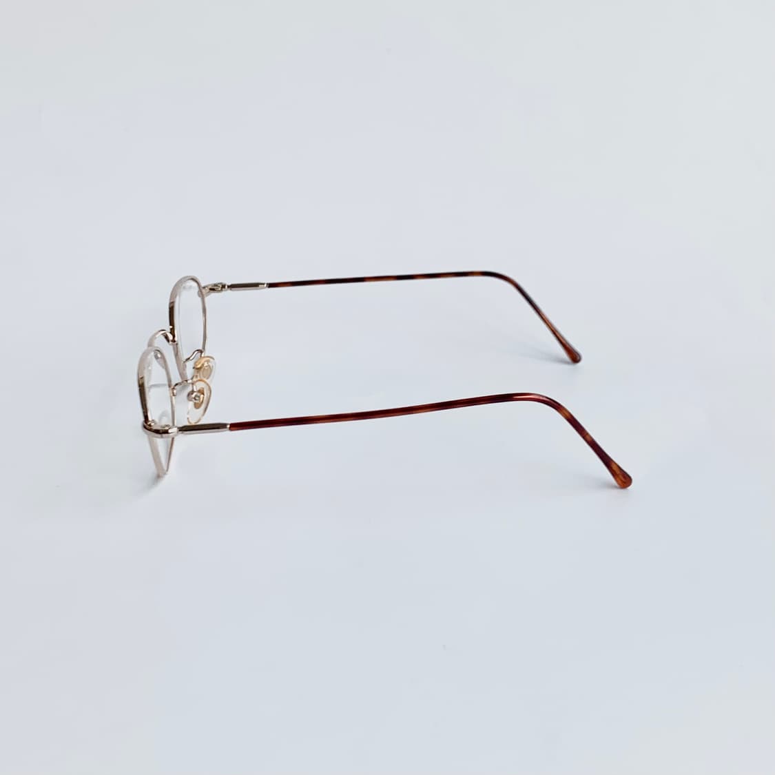 [픽키-718] 데드스탁 호피템플 초경량 오벌 스퀘어 빈티지안경 상품이미지4