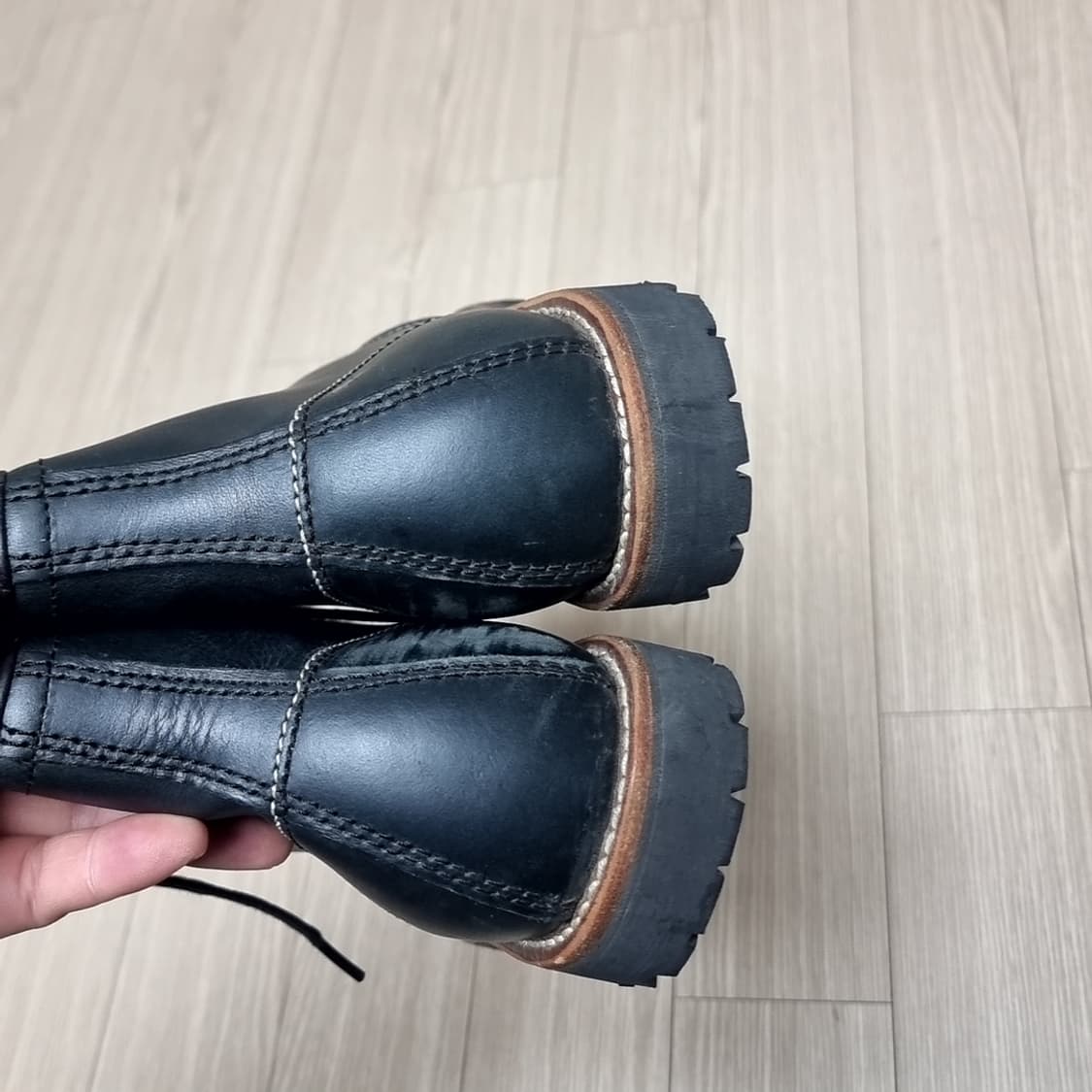 호킨스블랙 레더 워커 부츠(235-240) 상품이미지2