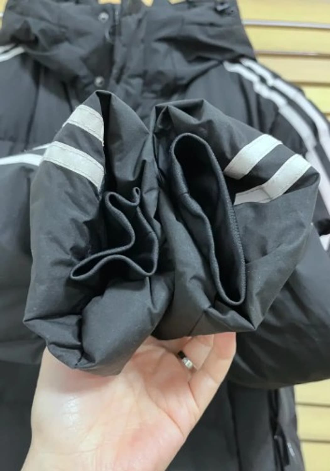 널디 남성 후이즈널디 트랙 롱덕다운패딩 S사이즈 상품이미지4