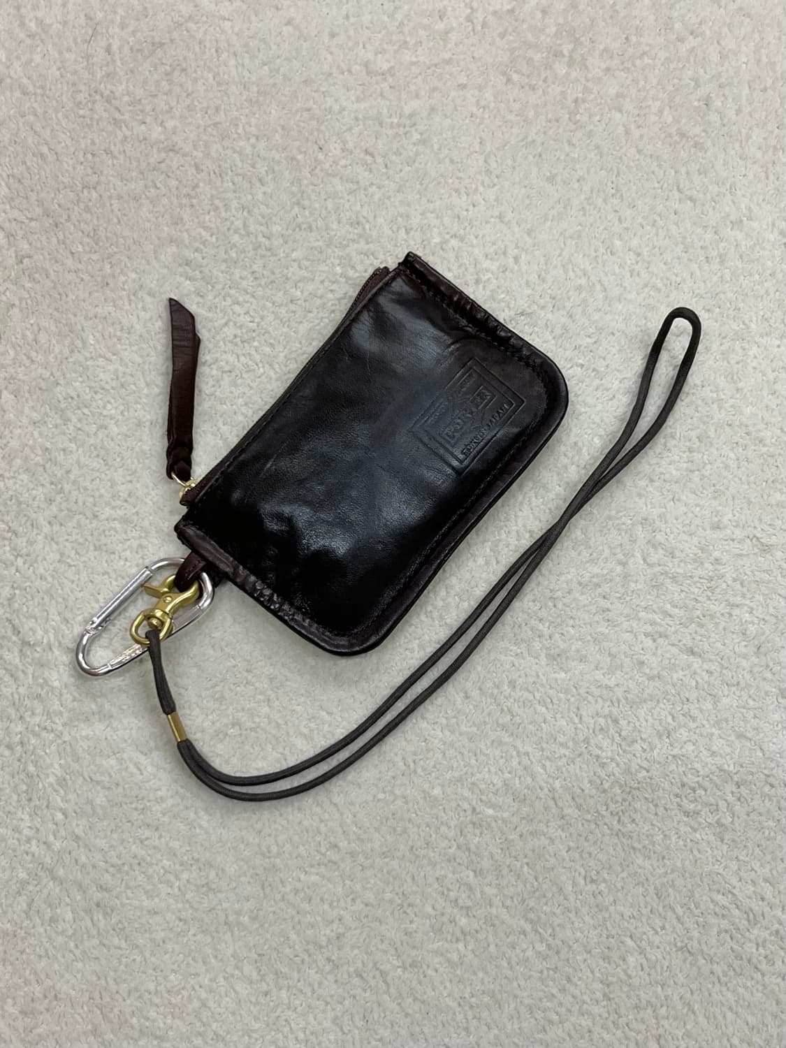 PORTER 포터 말가죽 파우치 지갑 브라운 상품이미지6