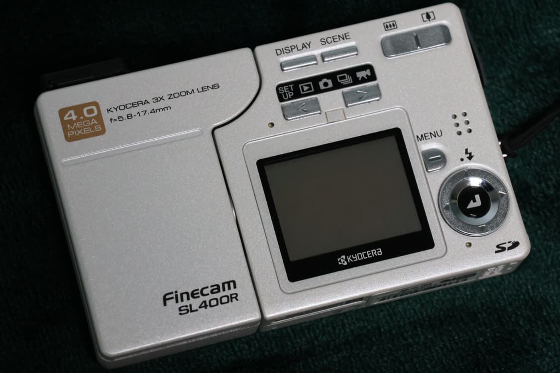 교세라 파인캠 Kyocera Finecam SL400R 디카 스카이블루 상품이미지3