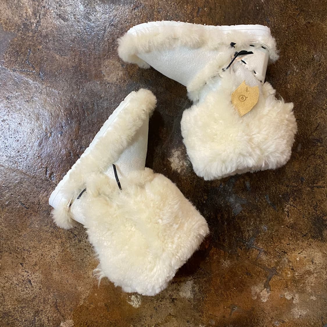 (7) imperfect Malibu cowboy 양털 부츠 상품이미지6