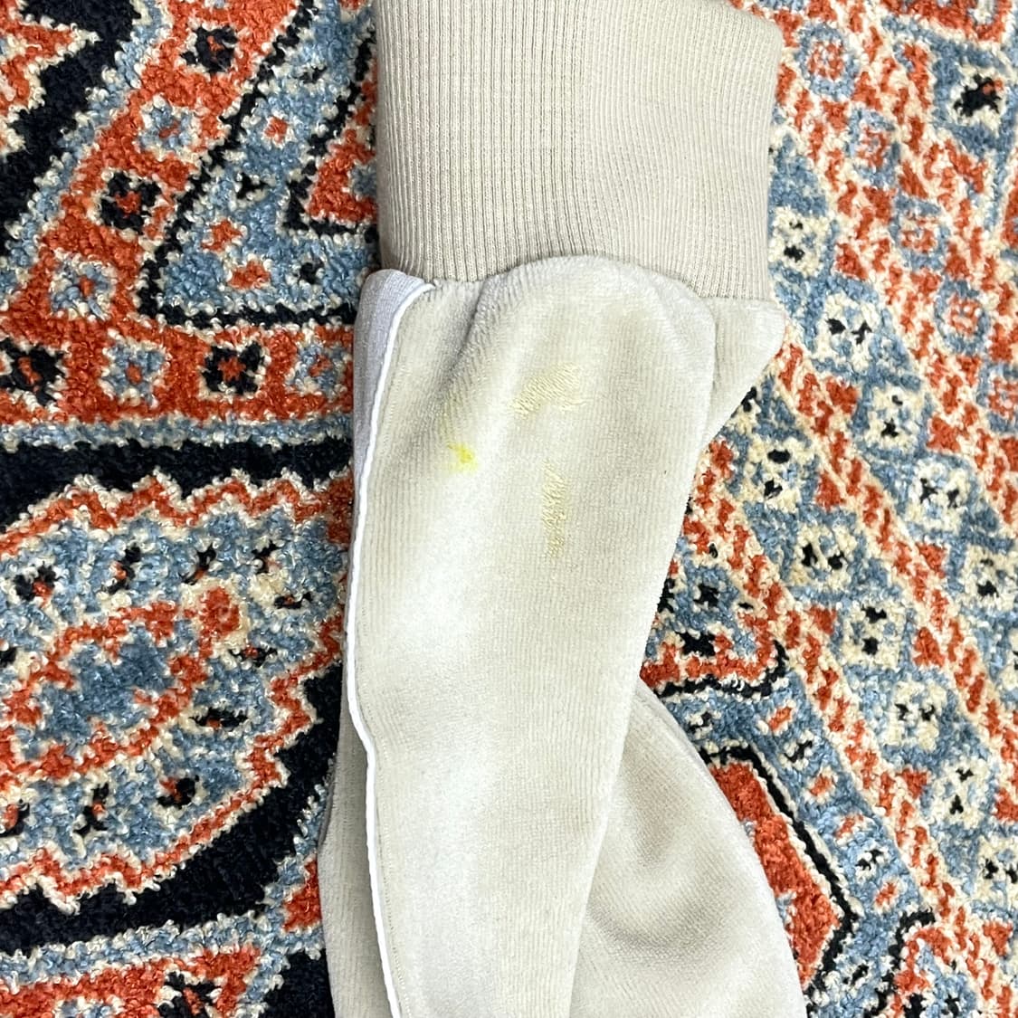 뉴발란스 사이드 트랙로고 베이지 테리 집업 져지 자켓 남성L 상품이미지7