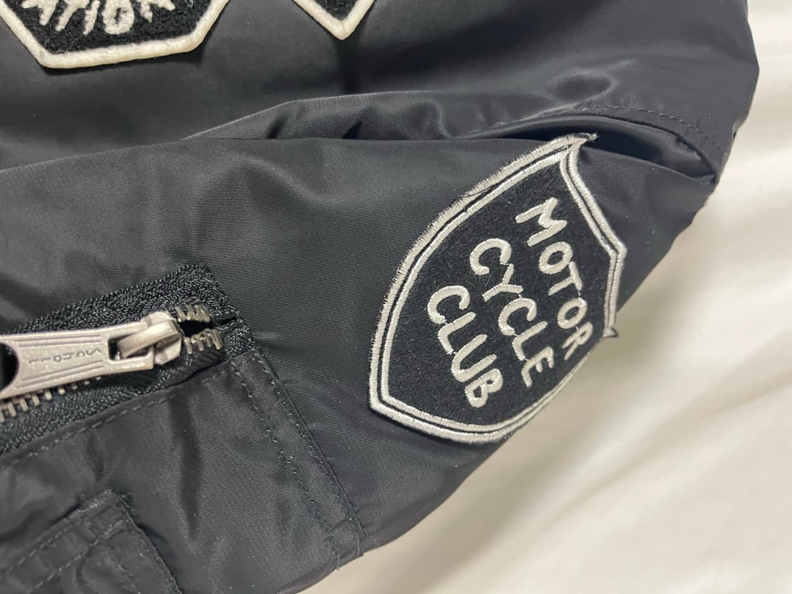 Schott 쇼트 패치워크 MA-1 플라이트 자켓 (S) 상품이미지5