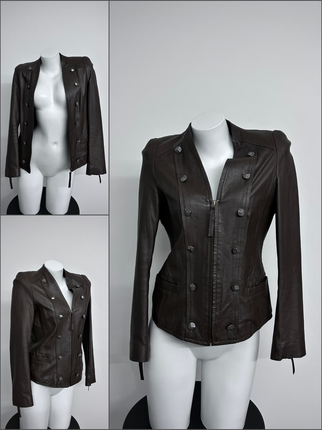 나폴레옹 레더 집업 자켓 상품이미지1