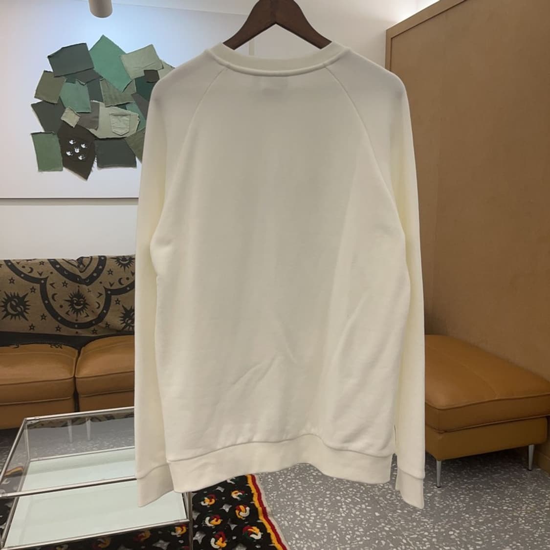 아디다스 빈티지 캐주얼 빅트레포일 크림 맨투맨 XL C08004 상품이미지4