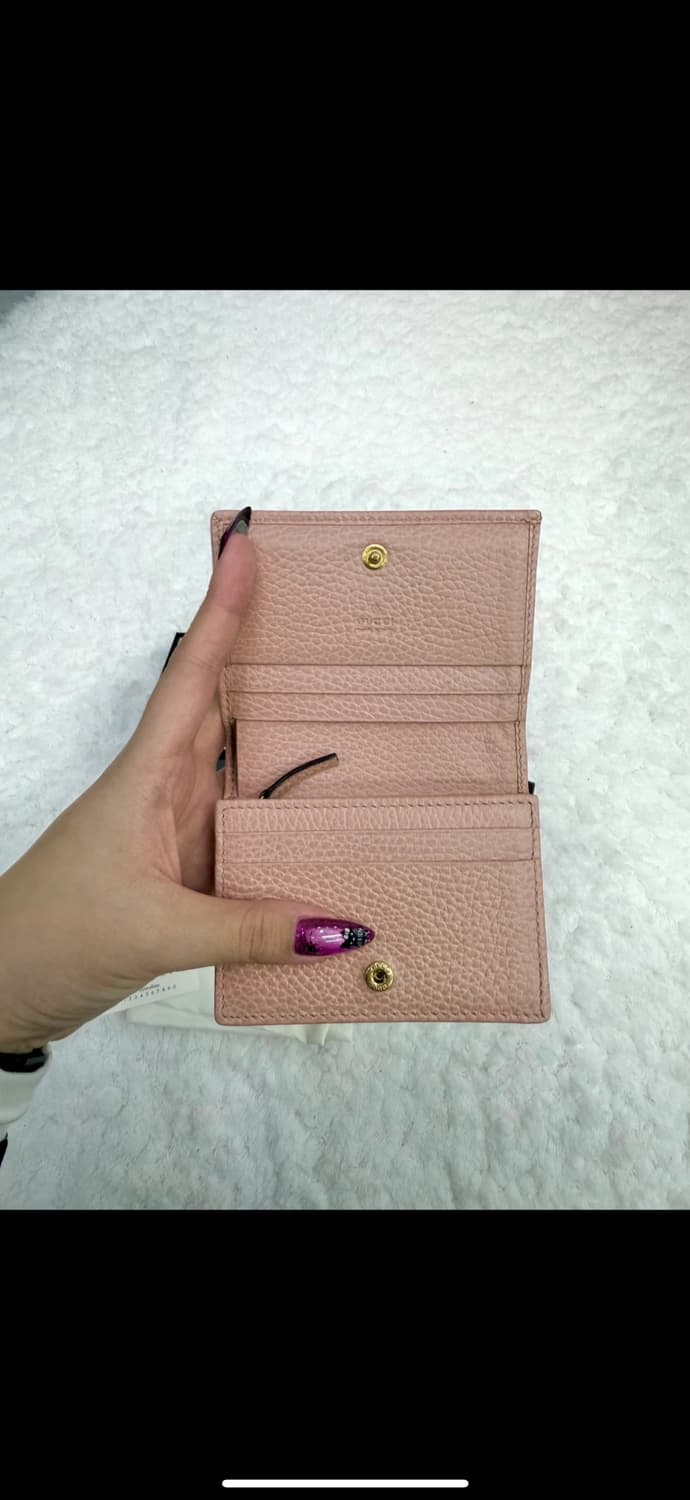 구찌 마몬트 반지갑 핑크 풀구성 🌷 상품이미지3