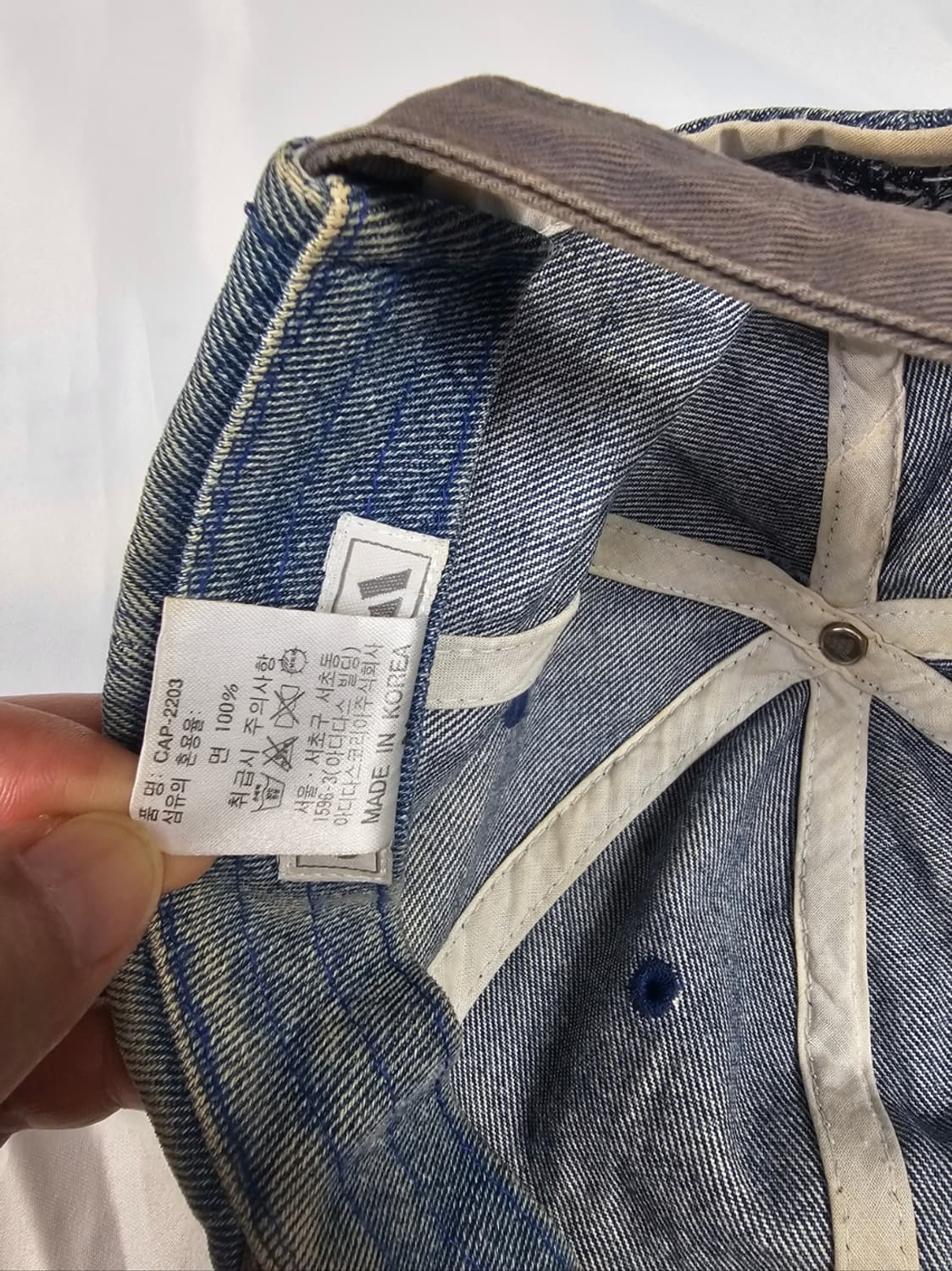 아디다스데님캡 상품이미지8