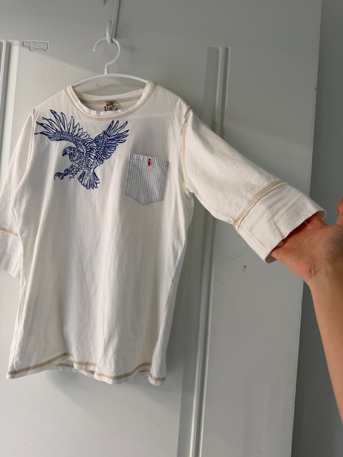 일본빈티지 오리엔탈 자수 패치워크 롱슬리브 상품이미지6