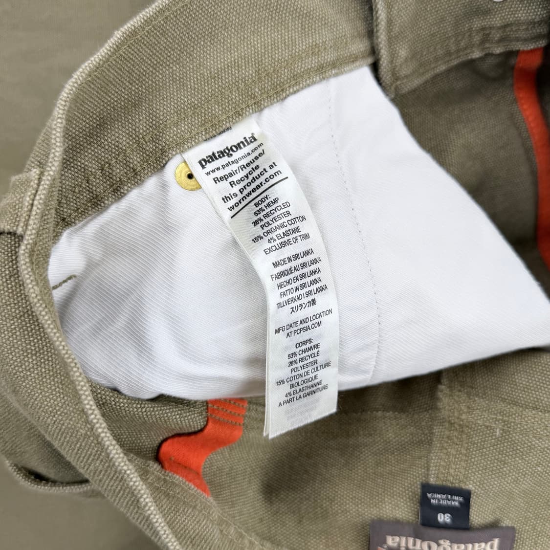 파타고니아 워크팬츠 상품이미지4