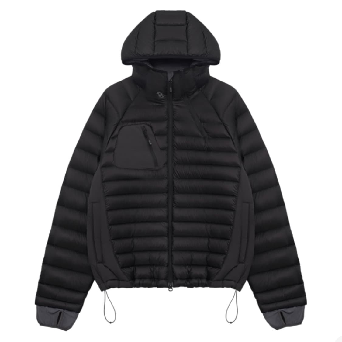 Sansan Gear Paneled Puffer Jacket Black  상품이미지1