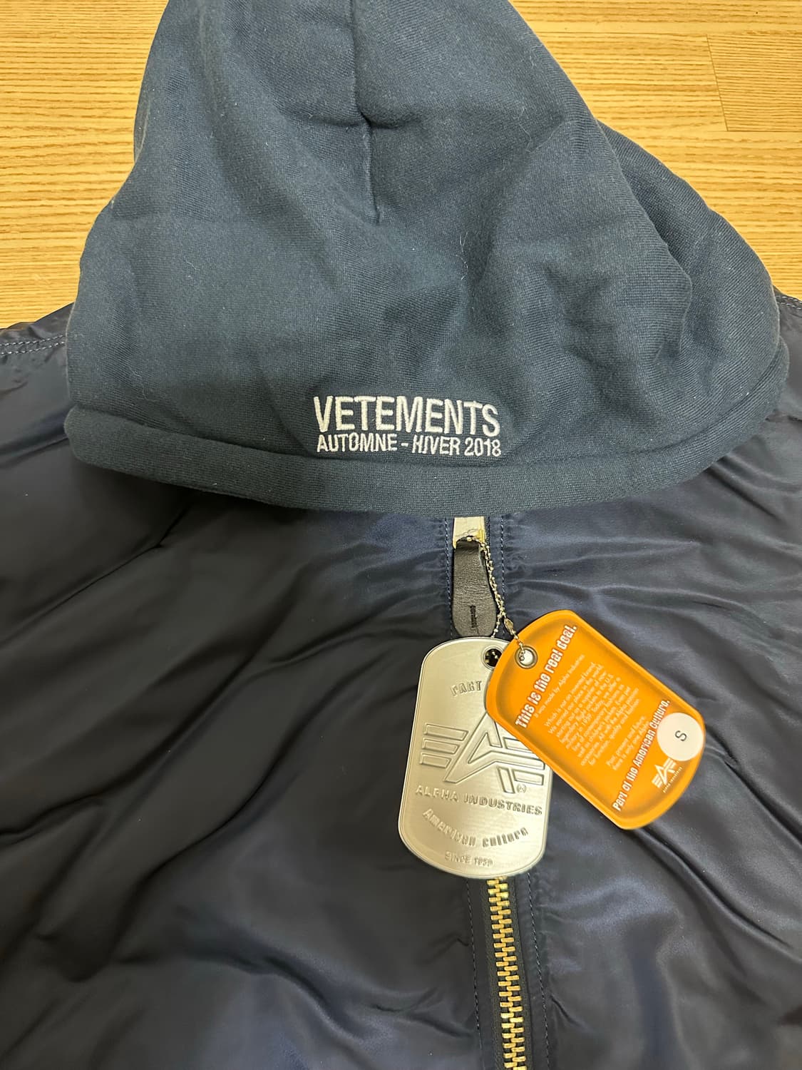 [S] 베트멍  마원 ma-1 새제품 상품이미지4