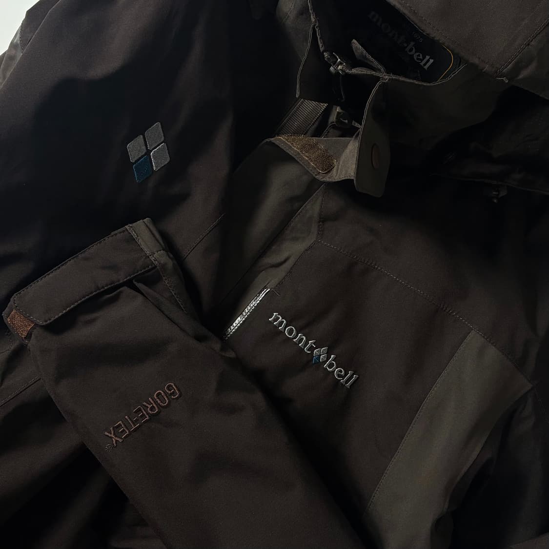 Montbell  몽벨 시그니처로고 다크브라운 고어텍스 자켓  상품이미지3