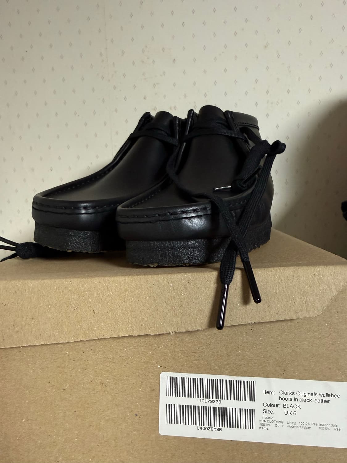 클락스 왈라비 레더 블랙 250 상품이미지4