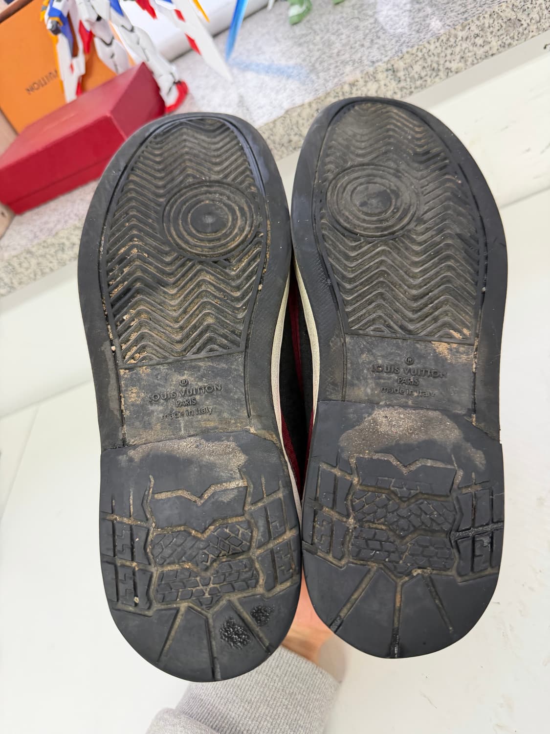 정품) 루이비통 남성 화이트 스니커즈 8(270) 상품이미지10