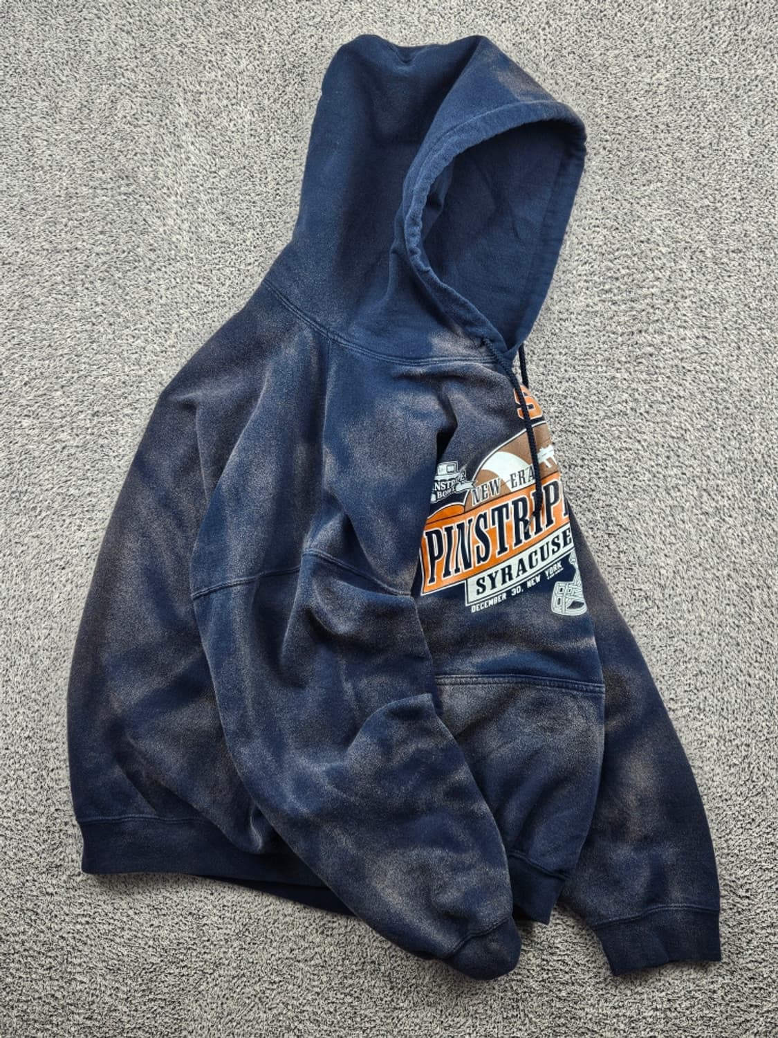 핀스트라이프볼 다잉워시드커스텀 스웻 후드티 ( XL ) / 11459 상품이미지4