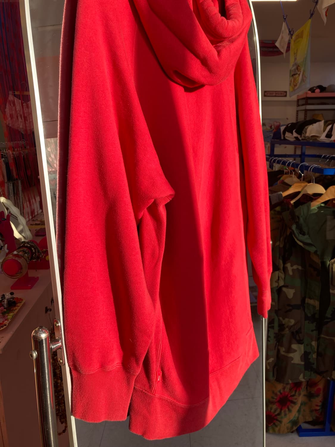 Wtaps 레드 롱 후디 상품이미지7