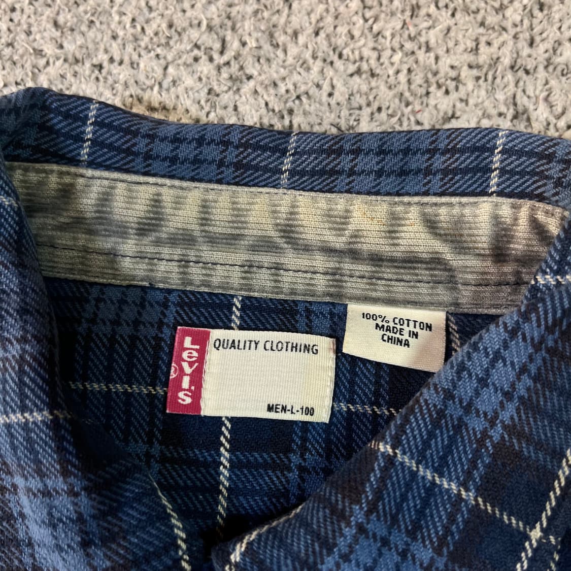 리바이스 체크 셔츠 상품이미지3