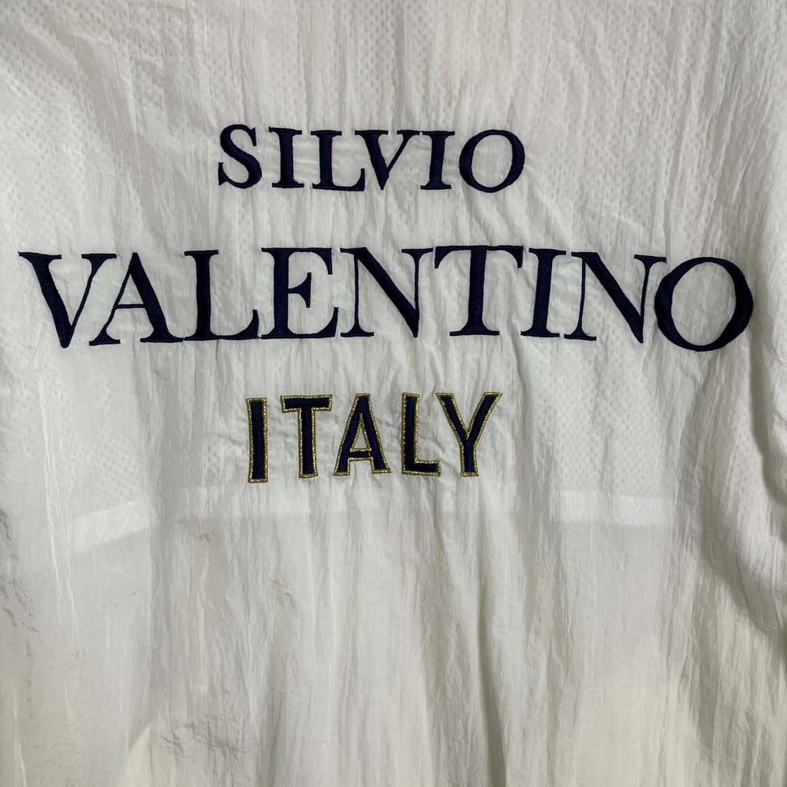 실비오 발렌티노 화이트 빈티지 라이트 자켓 M 상품이미지7