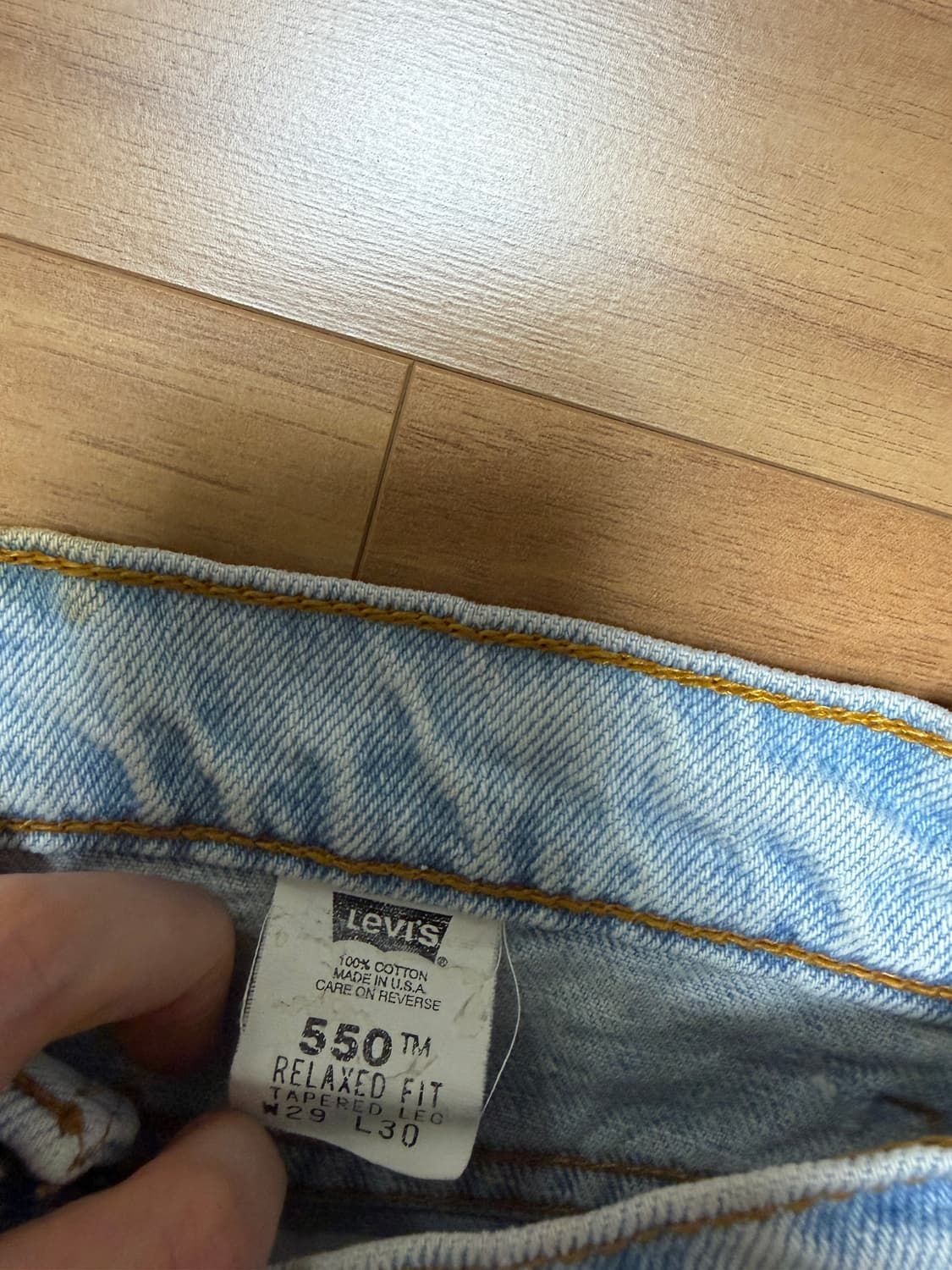 리바이스 550 쇼츠 usa 상품이미지5