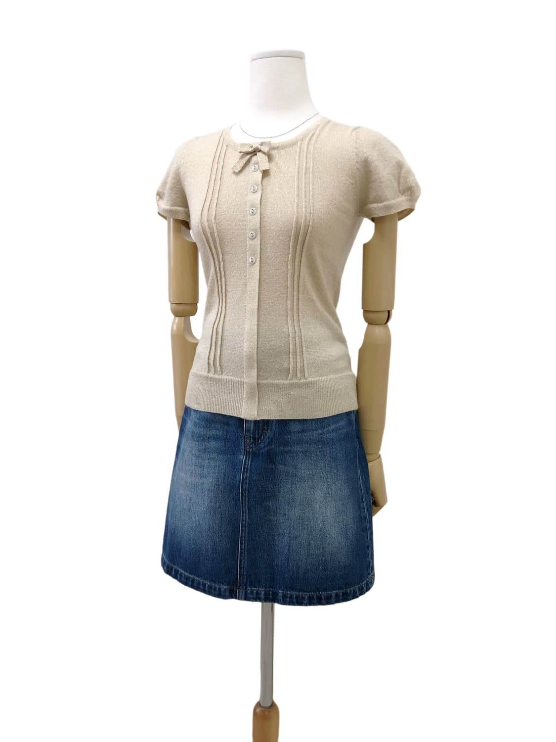 레이빔즈 반팔 니트 상품이미지4