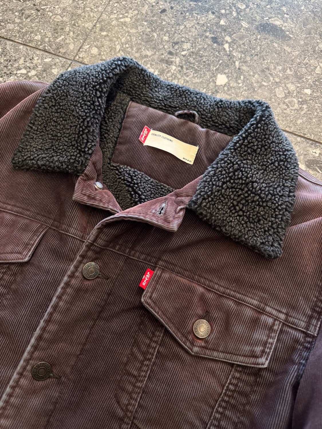 리바이스 빈티지 코듀로이 브라운 쉐르파 자켓  상품이미지2