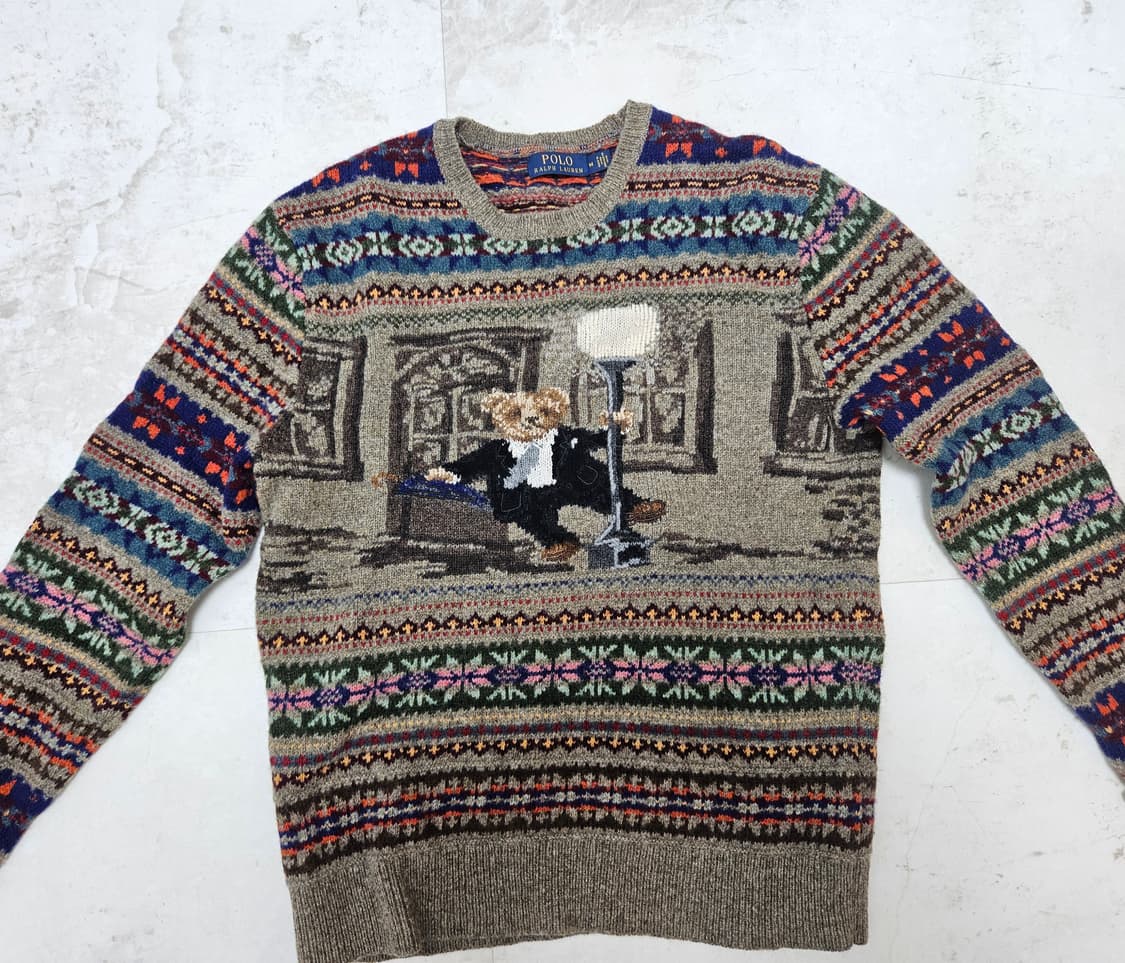 폴로 댄싱 베어 니트 M 상품이미지1