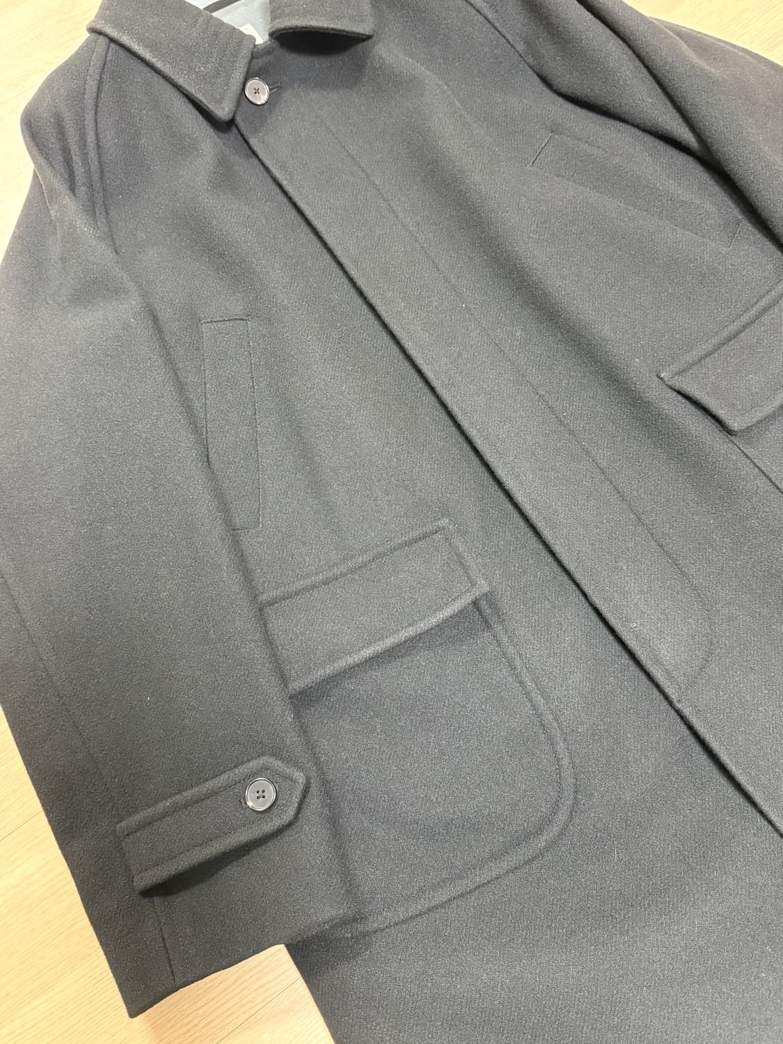 22Aw Voyager Balmacaan Coat (Black) 상품이미지5