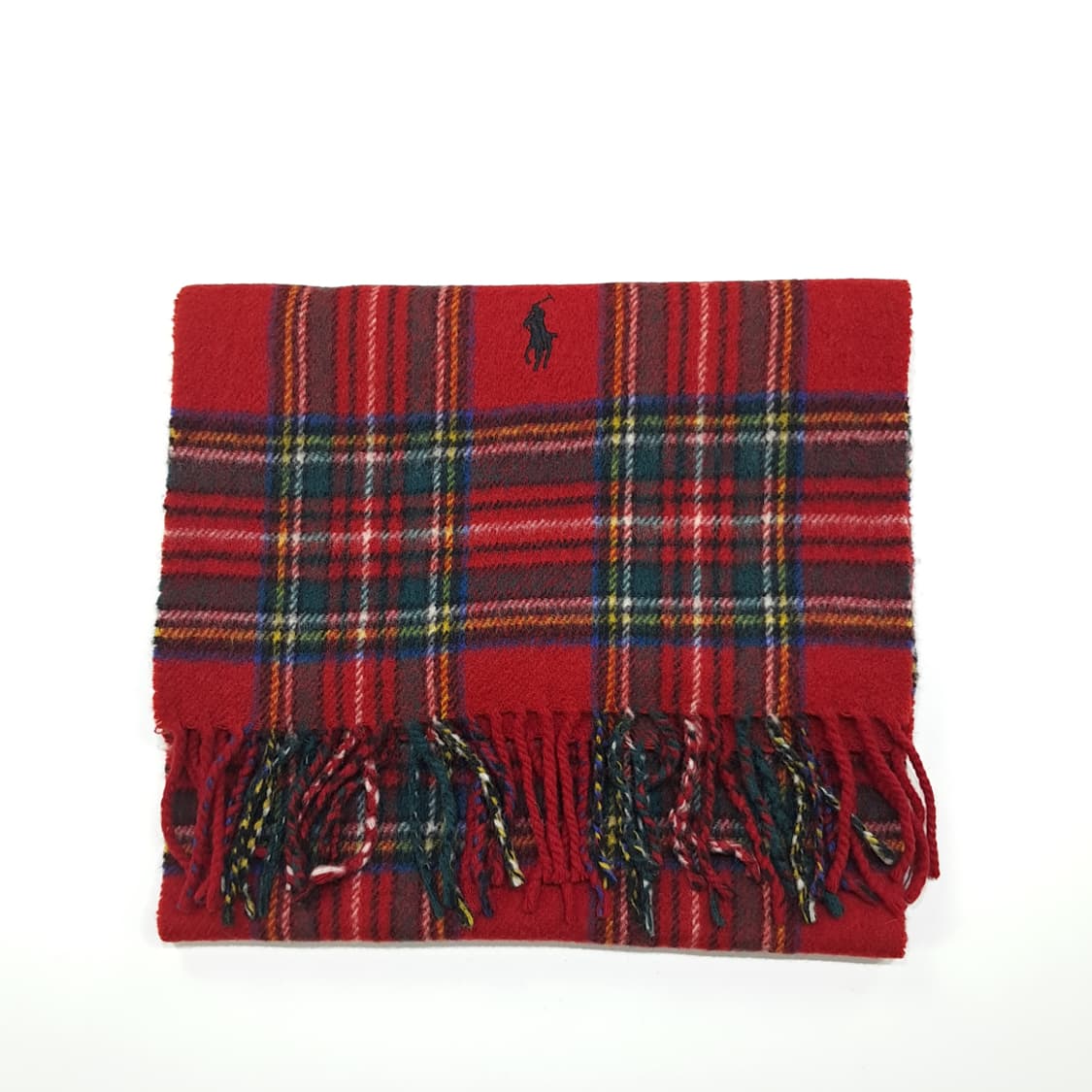 MX377 [Made in Italy] 폴로 램스울 로얄 레드 타탄 체 상품이미지7