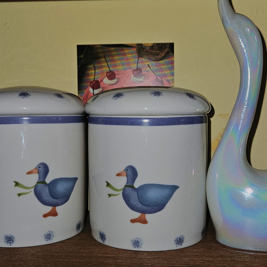 프렌치 리본 오리 도자기 덮개함

 상품이미지1